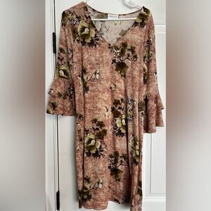 Floral V-Neck Dress